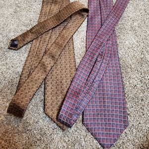 Men's neck ties lot of 2